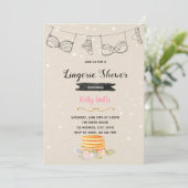 Invitation à une fête de pancakes et de lingerie (Debout devant)