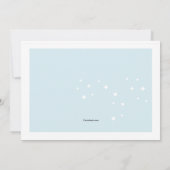 Invitation à une fête de patinage hivernale (Dos)