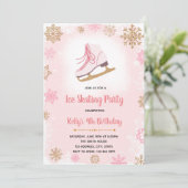 Invitation à une fête de patinage sur glace (Debout devant)