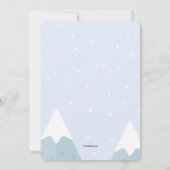 Invitation à une fête de patinage sur glace pour e (Dos)