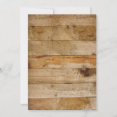 Invitation à une fête de pêche vintage (Dos)