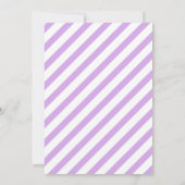 Invitation à une fête de peinture d'art violet (Dos)