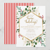 Invitation à une fête de pendaison de crémaillère (Devant / Derrière)