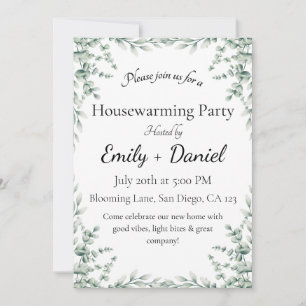Invitation à une fête de pendaison de crémaillère