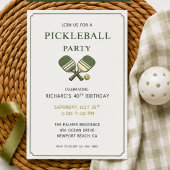 Invitation à une fête de Pickleball