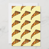 Invitation à une fête de pizza (Dos)