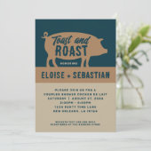 Invitation à une fête de porc rôti & Toast (Debout devant)