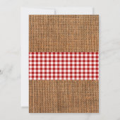 Invitation à une fête de potluck de Friendsgiving (Dos)