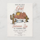 Invitation à une fête de premier anniversaire de c (Devant)