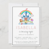 Invitation à une fête de princesse de conte de fée (Devant)