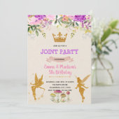 Invitation à une fête de princesse fée (Debout devant)