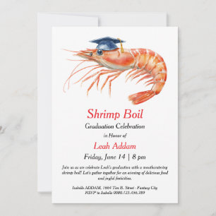 Invitation à une Fête de Remise de Diplôme avec Bo