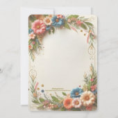 Invitation à une fête de remise de diplômes avec c (Dos)