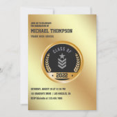 Invitation à une fête de remise de diplômes sur le (Devant)