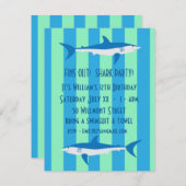 Invitation à une fête de requins (Devant / Derrière)