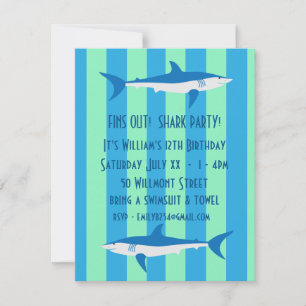 Invitation à une fête de requins