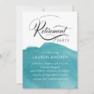 Invitation à une fête de retraite