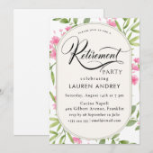 Invitation à une fête de retraite (Devant / Derrière)