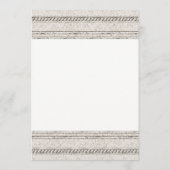 Invitation à une fête de retraite avec un design é (Dos)