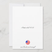 Invitation à une fête de retraite militaire ou de (Dos)