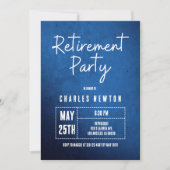 Invitation à une fête de retraite moderne | Dégrad (Devant)
