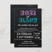 Invitation à une fête de révélation de genre (Devant / Derrière)