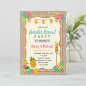 Invitation à une fête de révélation de sexe Luau (Debout devant)