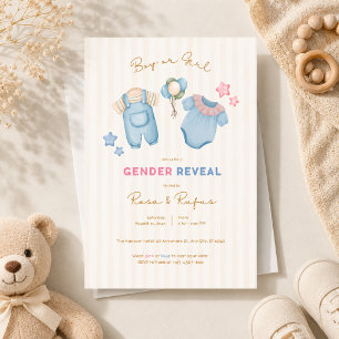 Invitation à une fête de révélation du sexe au sty