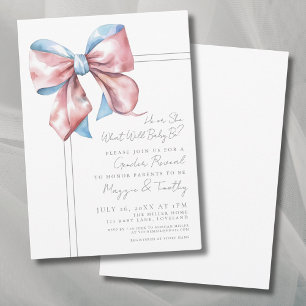 Invitation à une fête de révélation du sexe avec u