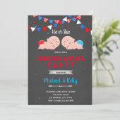 Invitation à une fête de révélation du sexe le 4 j (Debout devant)