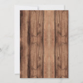 Invitation à une fête de shower de couches (Dos)