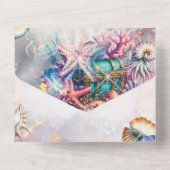 Invitation à une fête de sirène fée (Verso)