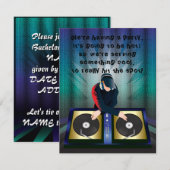 Invitation à une fête de surprise pour Bachelorett (Devant / Derrière)