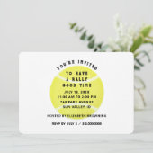 Invitation à une fête de tennis (Debout devant)