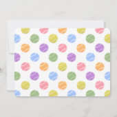 Invitation à une fête de tennis (Dos)