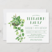 Invitation à une fête de terrarium (Devant)