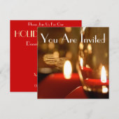 Invitation à une fête de vacances (Devant / Derrière)