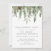 invitation à une fête de vacances à feuillage pers (Devant)