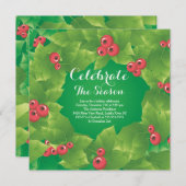 Invitation à une fête de vacances dans le cadre de (Devant / Derrière)