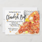 Invitation à une Fête d'Ébullition d'Écrevisses (Devant)