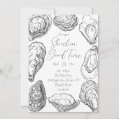 Invitation à une fête d'écaillage d'huîtres (Devant)