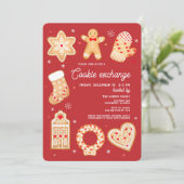 Invitation à une fête d'échange de biscuits (Debout devant)