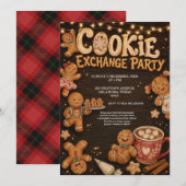 Invitation à une fête d'échange de biscuits au pai (Devant / Derrière)