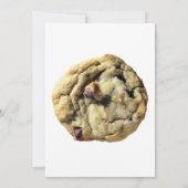 Invitation à une fête d'échange de biscuits aux pé (Dos)