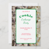 Invitation à une fête d'échange de biscuits de Noë (Devant)