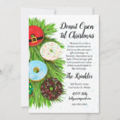 Invitation à une fête d'échange de cadeaux de Noël (Devant)