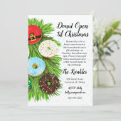 Invitation à une fête d'échange de cadeaux de Noël (Debout devant)