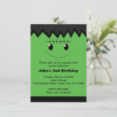 Invitation à une fête d'enfants mignonne Halloween (Debout devant)