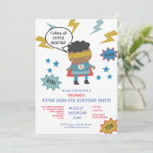 Invitation à une fête d'enfants sur le thème des s (Debout devant)