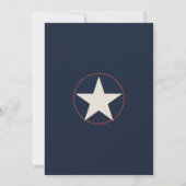 Invitation à une fête d'envoi militaire (Dos)